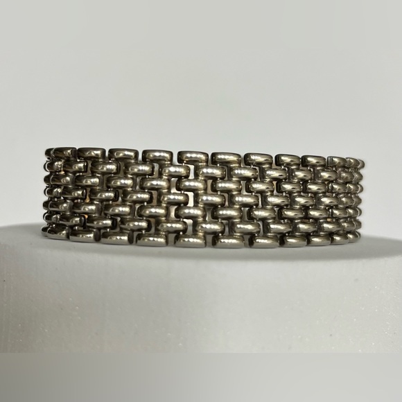 Vintage Sterling Panther Bracelet